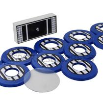 Jogo de Futebol de Botão Klopf Azul Preto e Branco Cód. 4099