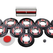 Jogo de Futebol de Botão Klopf Preto e Vermelho Cód. 4095 Jogo de Futebol de Botão Klopf Preto e Vermelho Cód. 4095