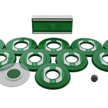 Jogo de Futebol de Botão Klopf - Verde e Branco - Cód. 4094