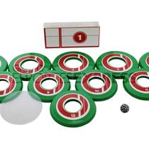 Jogo de Futebol de Botão Klopf Verde e Vermelho - Cód. 4098