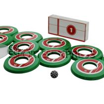 Jogo de Futebol de Botão Klopf Verde e Vermelho - Cód. 4098