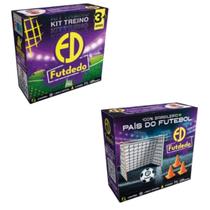 Jogo de Futedo Kit Treino jogo de Futbol de dedo Botões Peteleco Cooper Fun