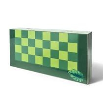 Jogo De Gamão Fecho Magnético Superfície Antirriscos Biggdesign