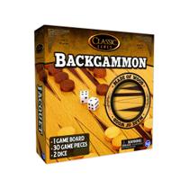 Jogo de gamão TCG Toys de madeira maciça de 10 polegadas com 30 peças