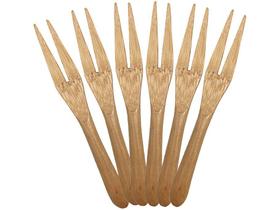 Jogo De Garfo Bambu 6 Mini Garfo Talheres Petiscos Conjunto Ecológico Petisco Cozinha Casa Jogo De Garfo Bambu 6 Mini Garfo Talheres Petiscos Conjunto Ecológico Petisco Cozinha Casa