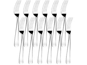 Jogo De Garfo Para Sobremesa Brinox Gourmet 182 x 1,5 mm 12 Peças Aço Inox