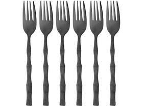 Jogo de Garfos de Mesa Lyor Inox Bambu Elegant - 6 Peças Jogo de Garfos de Mesa Lyor Inox Bambu Elegant - 6 Peças