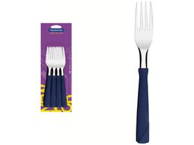 Jogo de Garfos de Mesa Tramontina Inox New Kolor 12 Peças Jogo de Garfos de Mesa Tramontina Inox New Kolor 12 Peças