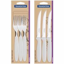 Jogo De Garfos E Facas Ipanema Branco 6 Unidades Tramontina Jogo De Garfos E Facas Ipanema Branco 6 Unidades Tramontina