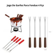 Jogo De Garfos Para Fondue 4 Pçs 15 x 1,2 Jogo De Garfos Para Fondue 4 Pçs 15 x 1,2