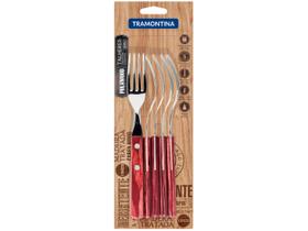 Jogo de Garfos Tramontina Inox Polywood