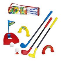 Jogo De Golf Sacola Golfe Infantil Brinquedo Esportivo Taco - Braskit