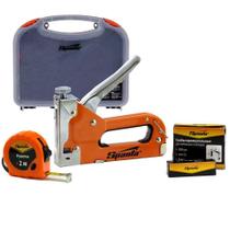 Jogo de grampeador c/trena 2mts e 500 grampos sparta