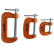 Jogo de grampo sparta tipo c 25-50-75mm 3pcs