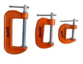 Jogo de grampo tipo "c" 25x50x75mm 3 peças