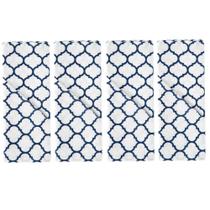 Jogo de guardanapo home trellis copacia algodão branco 4 peças - Copa cia