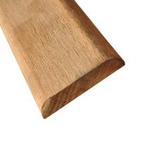 Jogo de guarnição lisa 5cm em madeira tauari