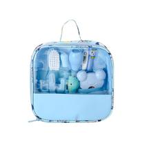 Jogo De Higiene Bebê Com Necessaire 13 Peças Snel Home Cor: Azul Jogo De Higiene Bebê Com Necessaire 13 Peças Snel Home Cor: Azul