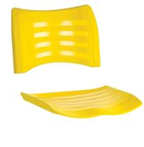 Jogo De Iso Plástico Para Cadeira Cor Amarelo