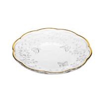 Jogo de Jantar 16 peças New Butterfly Fio de Ouro Cristal