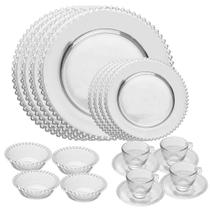Jogo de Jantar 16 Peças Pearl Cristal Ecológico Wolff