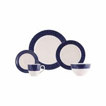 Jogo de Jantar 20 Peças Mosaico Porcelana Real By Schmidt Jogo de Jantar 20 Peças Mosaico Porcelana Real By Schmidt