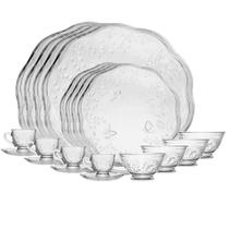 Jogo de Jantar 20 Peças New Butterfly Lyor Cristal Ecológico