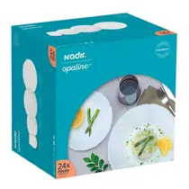 Jogo De Jantar 24 Peças Branco Louça Pratos E Copos Jogo De Jantar 24 Peças Branco Louça Pratos E Copos