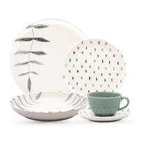 Jogo de Jantar 30 Peças Chá Samambaia Oxford