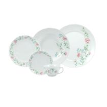 Jogo de Jantar 40 Peças Chá Tereza Porcelana Schmidt Jogo de Jantar 40 Peças Chá Tereza Porcelana Schmidt