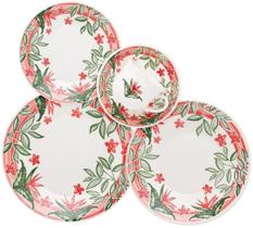 Jogo De Jantar Actual Jardim Tropical - 20 Peças - Biona Jogo De Jantar Actual Jardim Tropical - 20 Peças - Biona