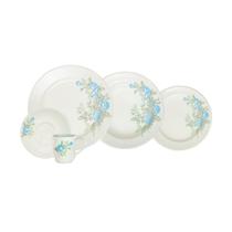 Jogo de Jantar Brisa Azul 30 Peças Porcelana Schmidt Jogo de Jantar Brisa Azul 30 Peças Porcelana Schmidt