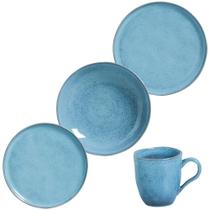 Jogo de Jantar Cerâmica Stoneware Bio Breeze 16 peças Porto Brasil Jogo de Jantar Cerâmica Stoneware Bio Breeze 16 peças Porto Brasil