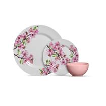 Jogo De Jantar Cerejeira Com Bowl Rosa Suave 12 Pcs 1 Linha Jogo De Jantar Cerejeira Com Bowl Rosa Suave 12 Pcs 1 Linha