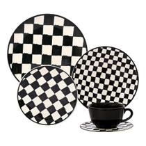 Jogo de Jantar Chá 30 Peças Cerâmica Oxford Unni Damas: Atitude Jogo de Jantar Chá 30 Peças Cerâmica Oxford Unni Damas: Atitude