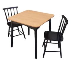 Jogo de Jantar Colonial Brisa Mesa 80X80 cm 02 Cadeiras Top ( QUADRADA ) Jogo de Jantar Colonial Brisa Mesa 80X80 cm 02 Cadeiras Top ( QUADRADA )