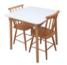 Jogo de Jantar Colonial Brisa Mesa 80X80 cm 02 Cadeiras Top ( QUADRADA ) Jogo de Jantar Colonial Brisa Mesa 80X80 cm 02 Cadeiras Top ( QUADRADA )