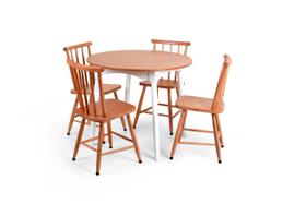 Jogo De Jantar Colonial Clássico Mesa 4 Cadeiras Redondo Jogo De Jantar Colonial Clássico Mesa 4 Cadeiras Redondo