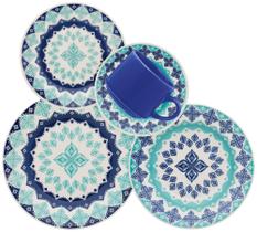 Jogo De Jantar Donna Lola 60 Peças Oxford Cerâmica