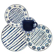 Jogo De Jantar Em Cerâmica Donna Com 30 Peças Oxford Margaridas Jogo De Jantar Em Cerâmica Donna Com 30 Peças Oxford Margaridas