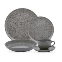 Jogo De Jantar Em Cerâmica Flat Com 30 Peças Oxford Gray
