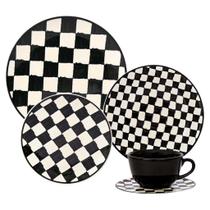 Jogo De Jantar Em Cerâmica Unni Com 30 Peças Oxford Jogo De Jantar Em Cerâmica Unni Com 30 Peças Oxford
