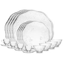 Jogo de jantar em cristal New Butterfly Lyor 20 peças