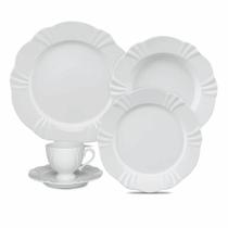 Jogo De Jantar Em Porcelana Soleil Com 30 Peças Oxford White Jogo De Jantar Em Porcelana Soleil Com 30 Peças Oxford White