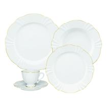 Jogo De Jantar Em Porcelana Soleil Com 30 Peças Oxford
