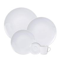 Jogo de Jantar Leonora Porcelana Branca 20 Peças Tramontina Jogo de Jantar Leonora Porcelana Branca 20 Peças Tramontina