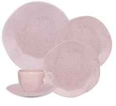 Jogo de Jantar Ryo Pink Sand - 20 Peças - Oxford Jogo de Jantar Ryo Pink Sand - 20 Peças - Oxford