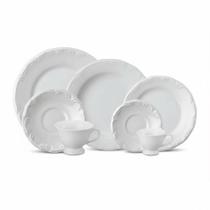 Jogo de jantar Schmidt Pomerode 42 Peças porcelana, aparelho com chá e café, 6 pessoas