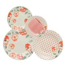 Jogo De Jantar Sobremesa E Chá Cerâmica 20 peças Holambra Jogo De Jantar Sobremesa E Chá Cerâmica 20 peças Holambra