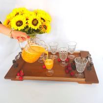 Jogo de Jarra com Taças Lyor Lile 7 Peças Cristal Jogo de Jarra com Taças Lyor Lile 7 Peças Cristal